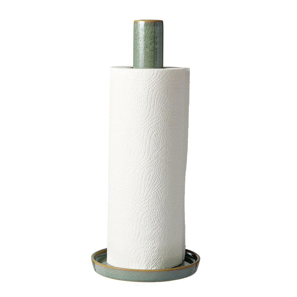Hushållspappershållare Stengods 28 cm Grön