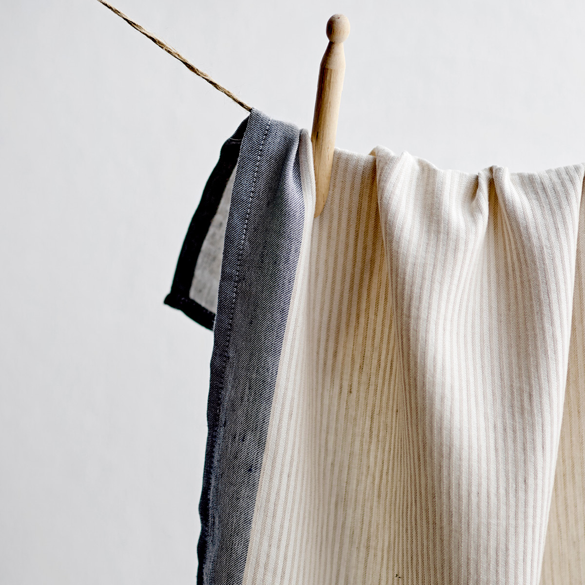 Statement Stripe Kökshandduk 50x70 cm Blå