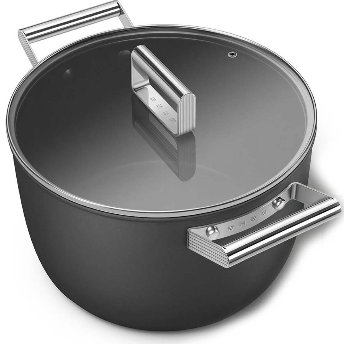 Smeg 50's Style Kastrull Lock 26 cm Svart