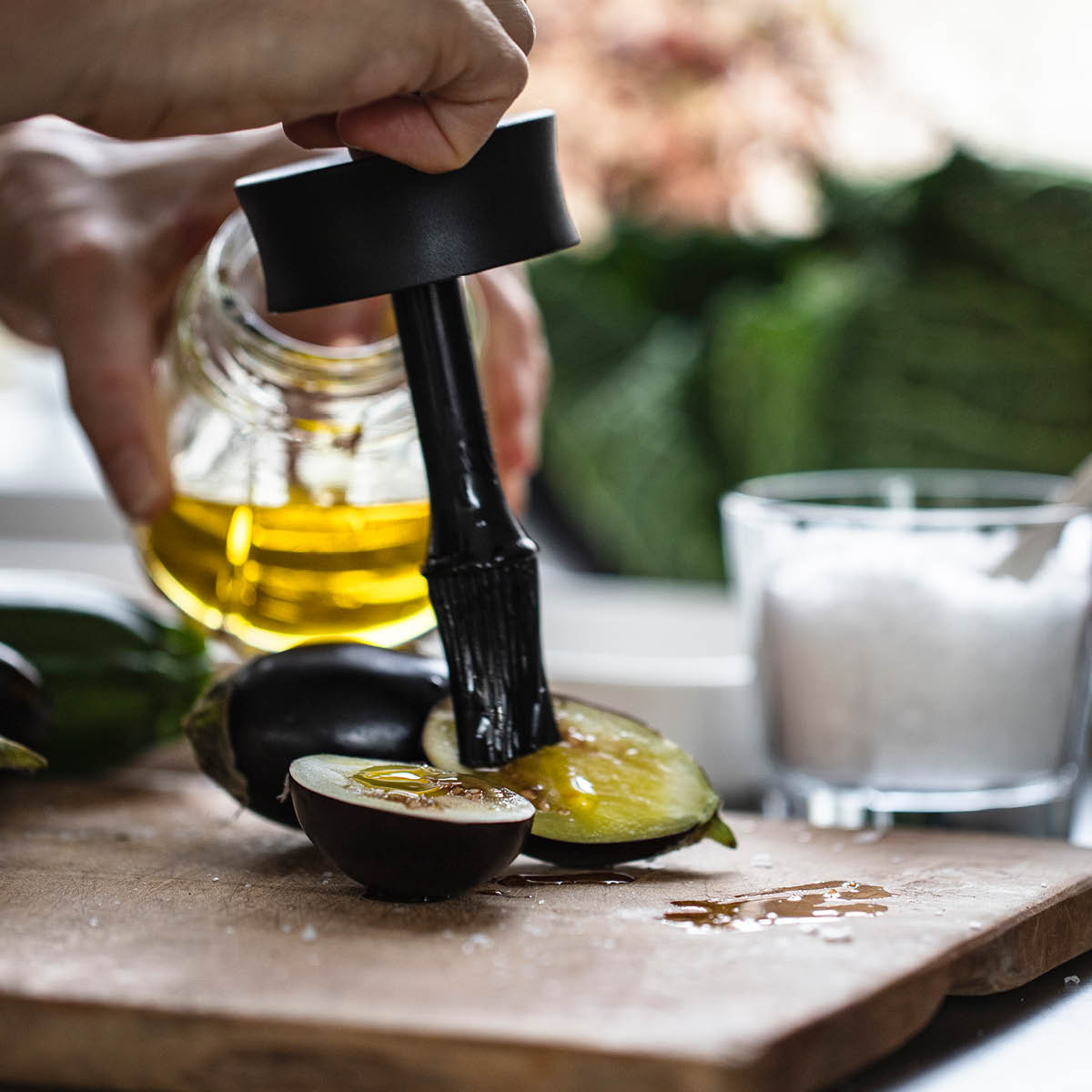 Grand cru Marinadglas M/Pensel 25 cl Svart