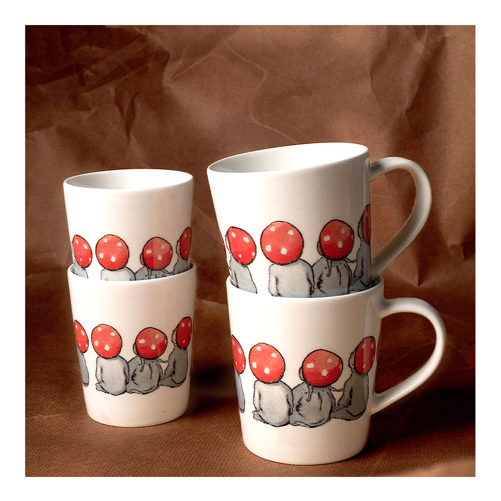 Elsa Beskow Mugg Tomtebobarnen 40 cl