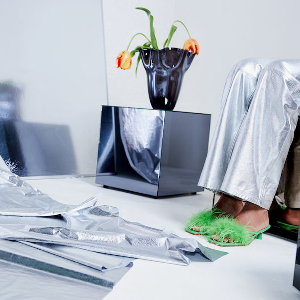 Elektra Vas 30 cm Silver