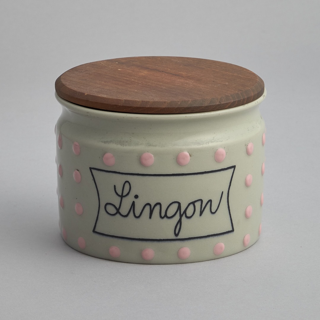 SÅLD "Lingon" Burk med Lock