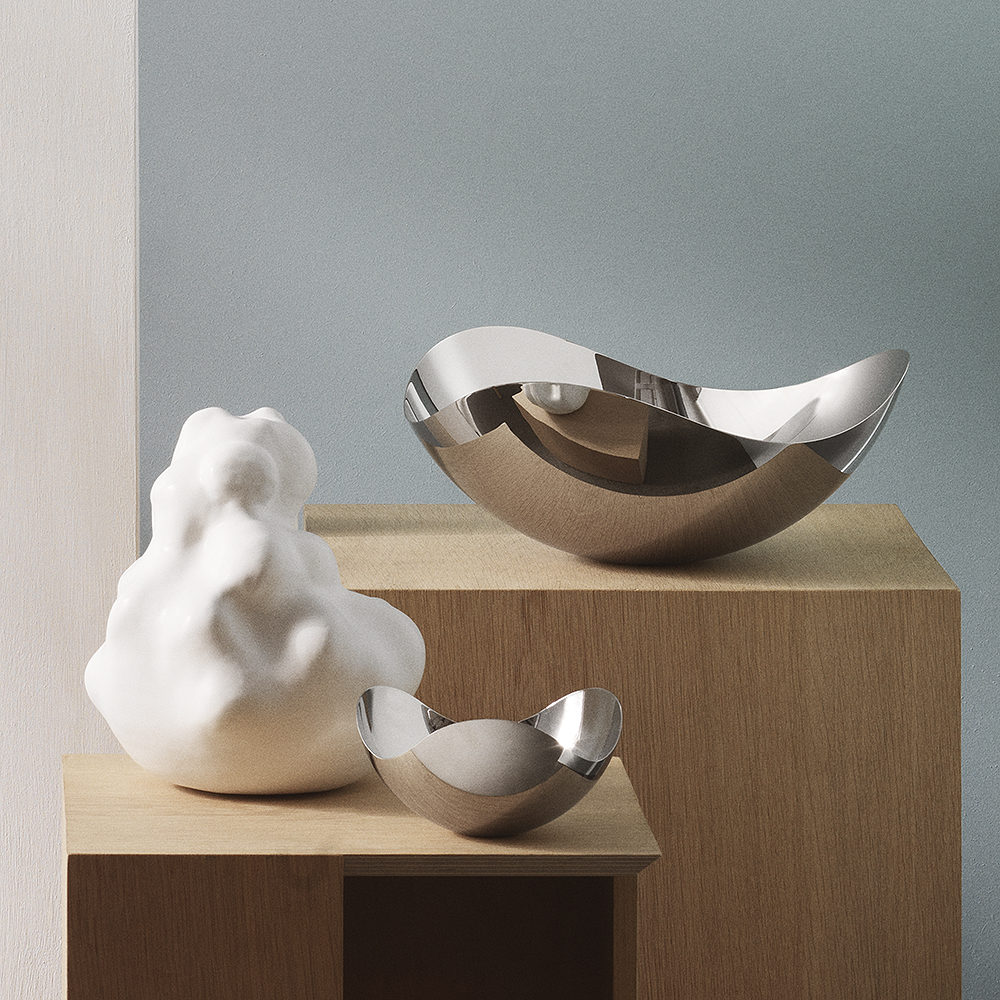 Bloom Skål Rostfritt stål Petit 16 cm