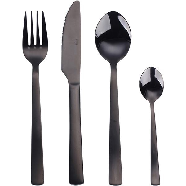 Raw Bestickset 48 delar Svart