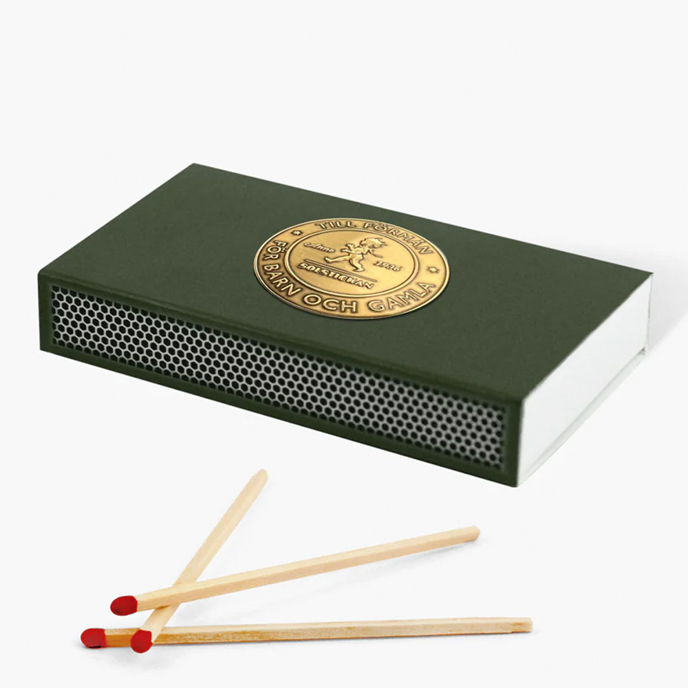 Tändstickor Grön