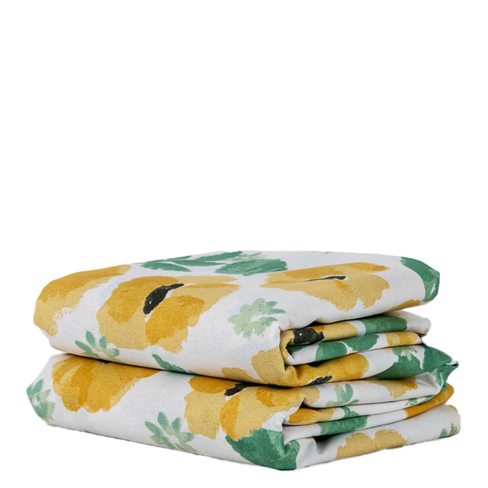 Eden Vaxad Bordsduk 150x250 cm Gul