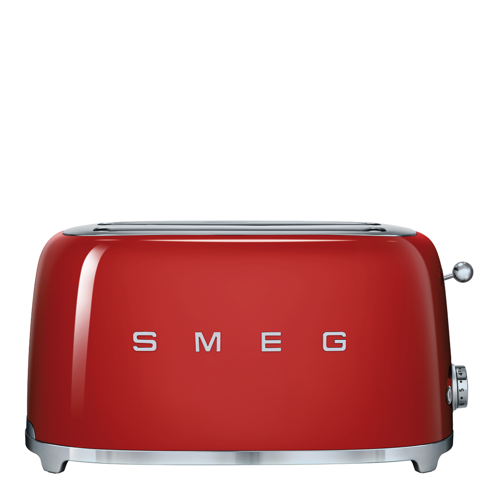 Smeg 50's Style Br&ouml;drost 4 skivor R&ouml;d