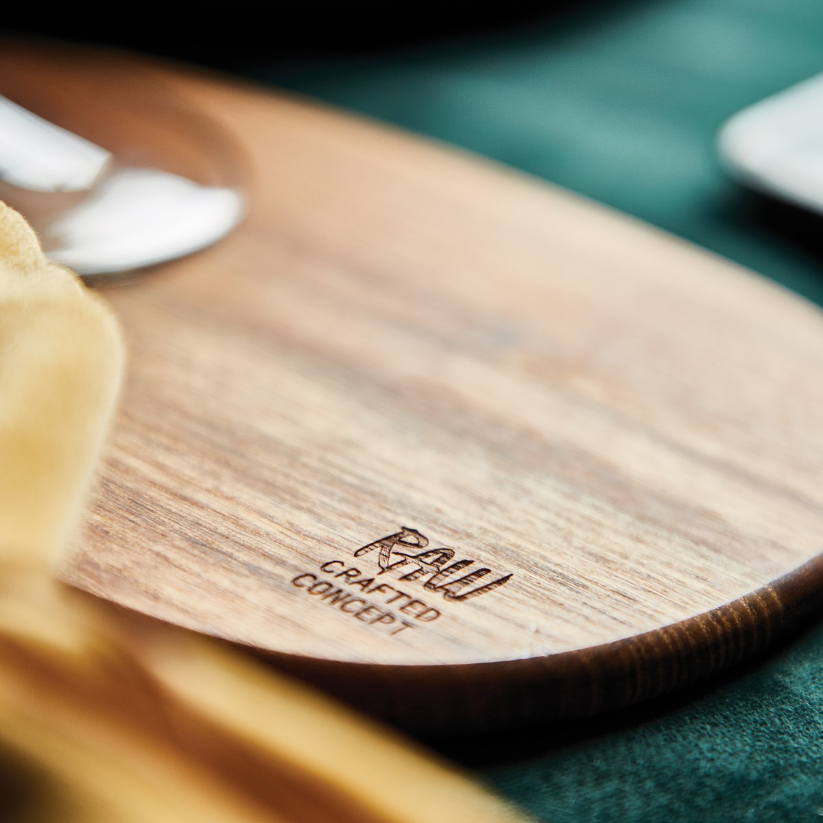 Raw Buttertavla 19x14 cm 2-Pack Teak