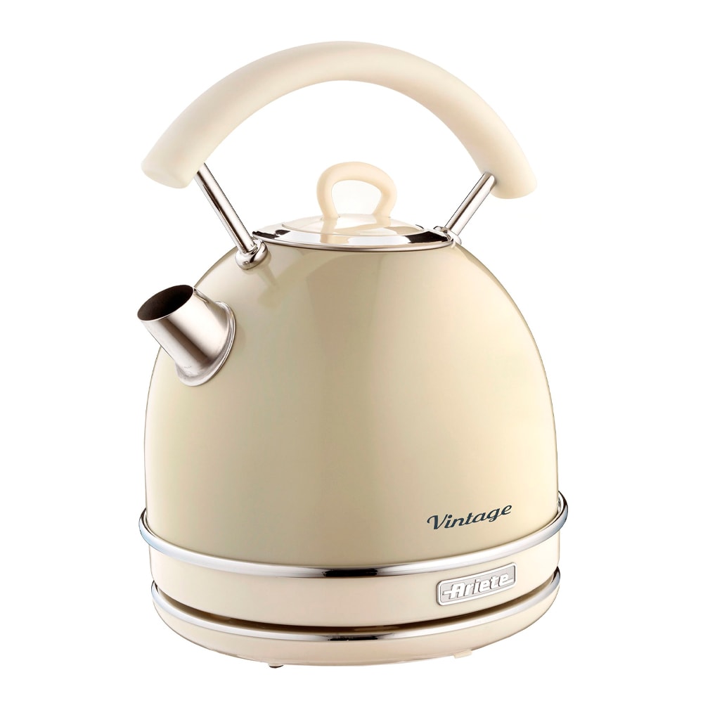 Vintage Vattenkokare 1,7 L rund Beige