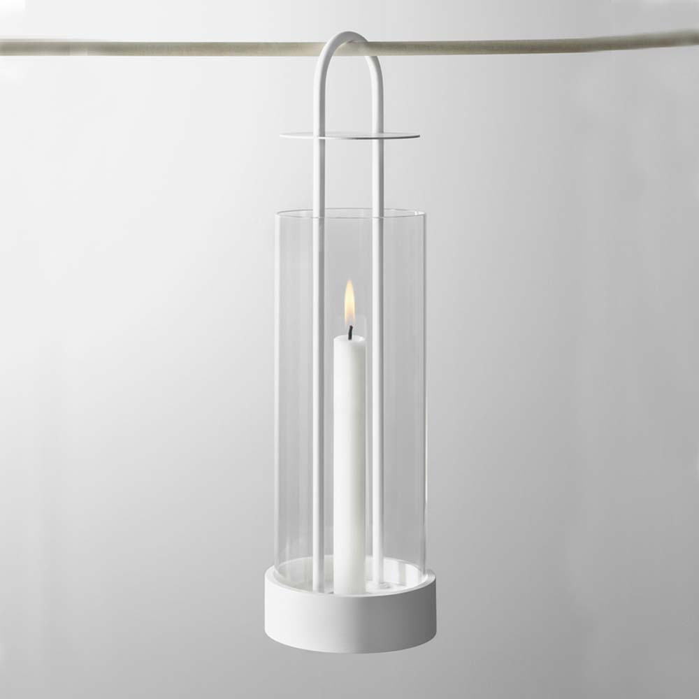 Lotus Stormlykta 44 cm Vit