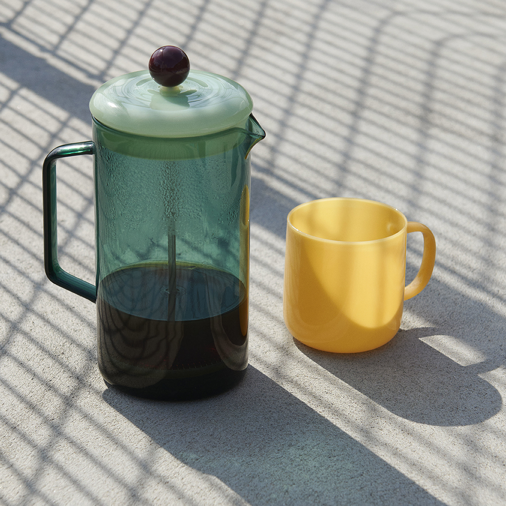 Sowden Borosilikat Pressobryggare 1 L Turkos/Grön