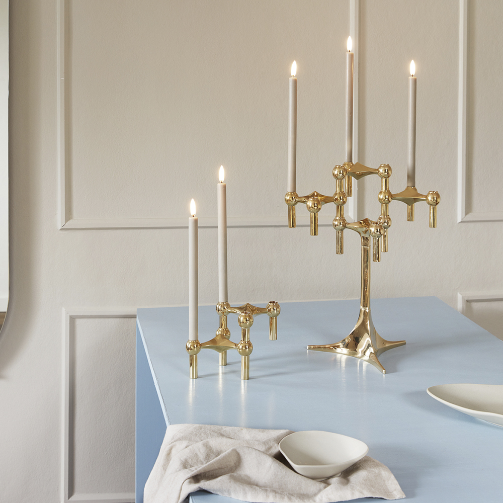 Stoff Nagel Fot 23x17 cm Mässing