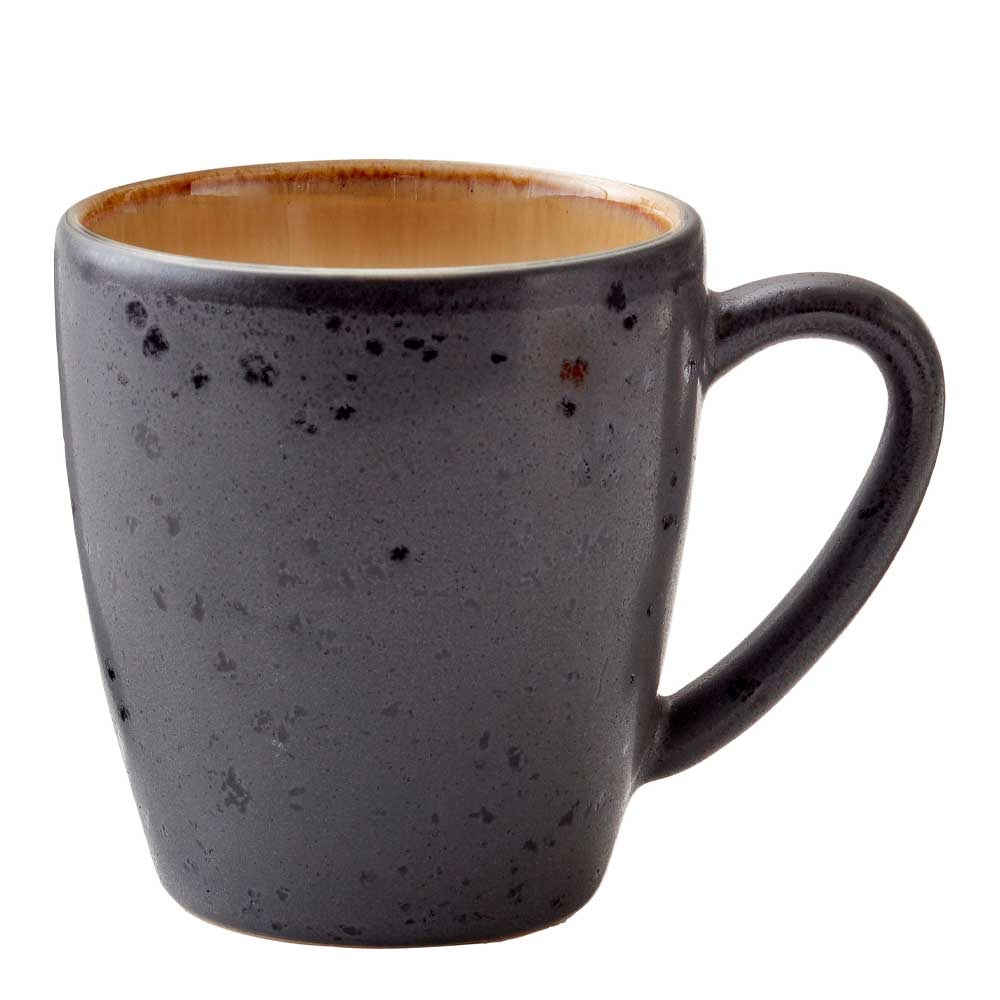 Mugg 19 cl Svart/Bärnsten