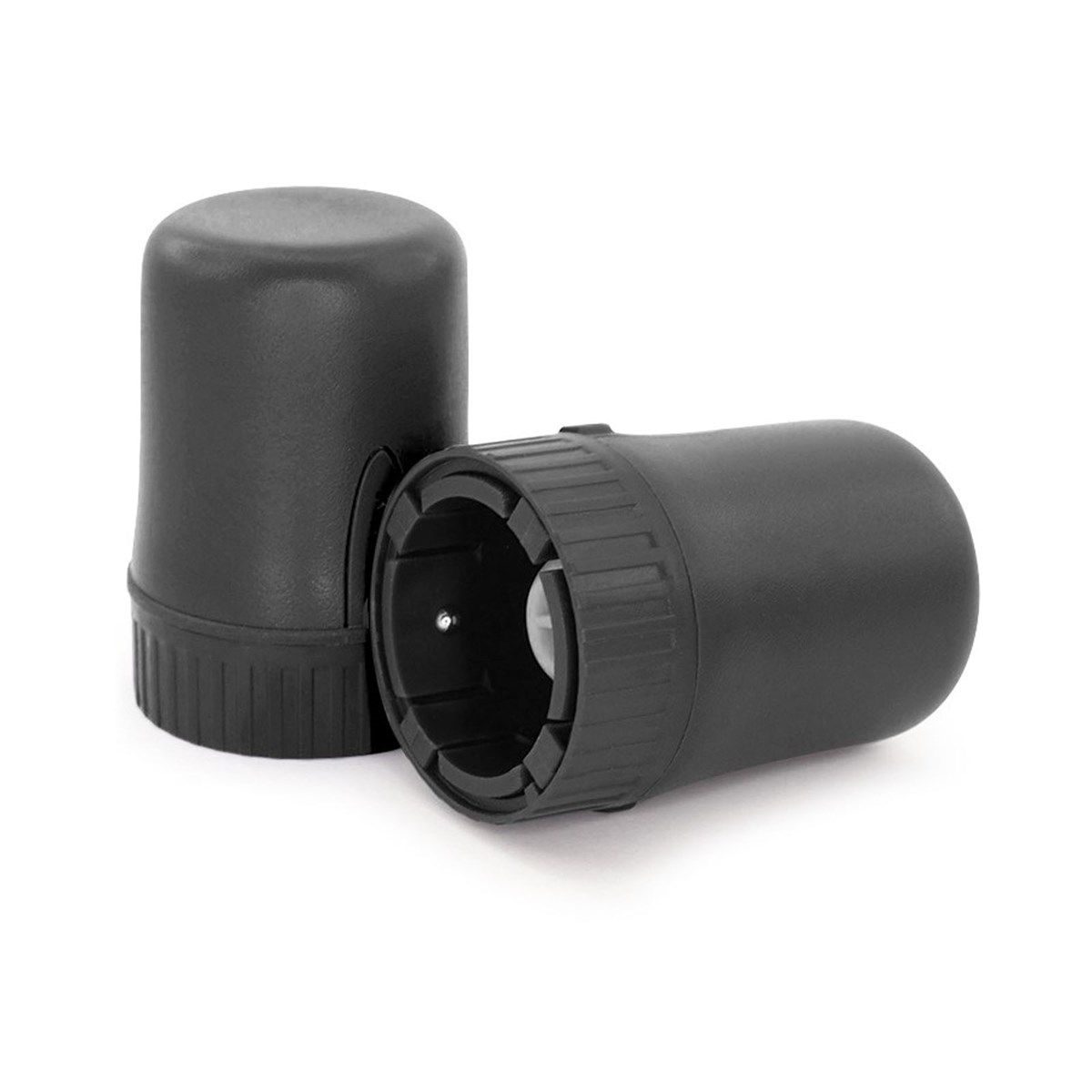 Vacuumpump + Sparkling Wine Saver Svart