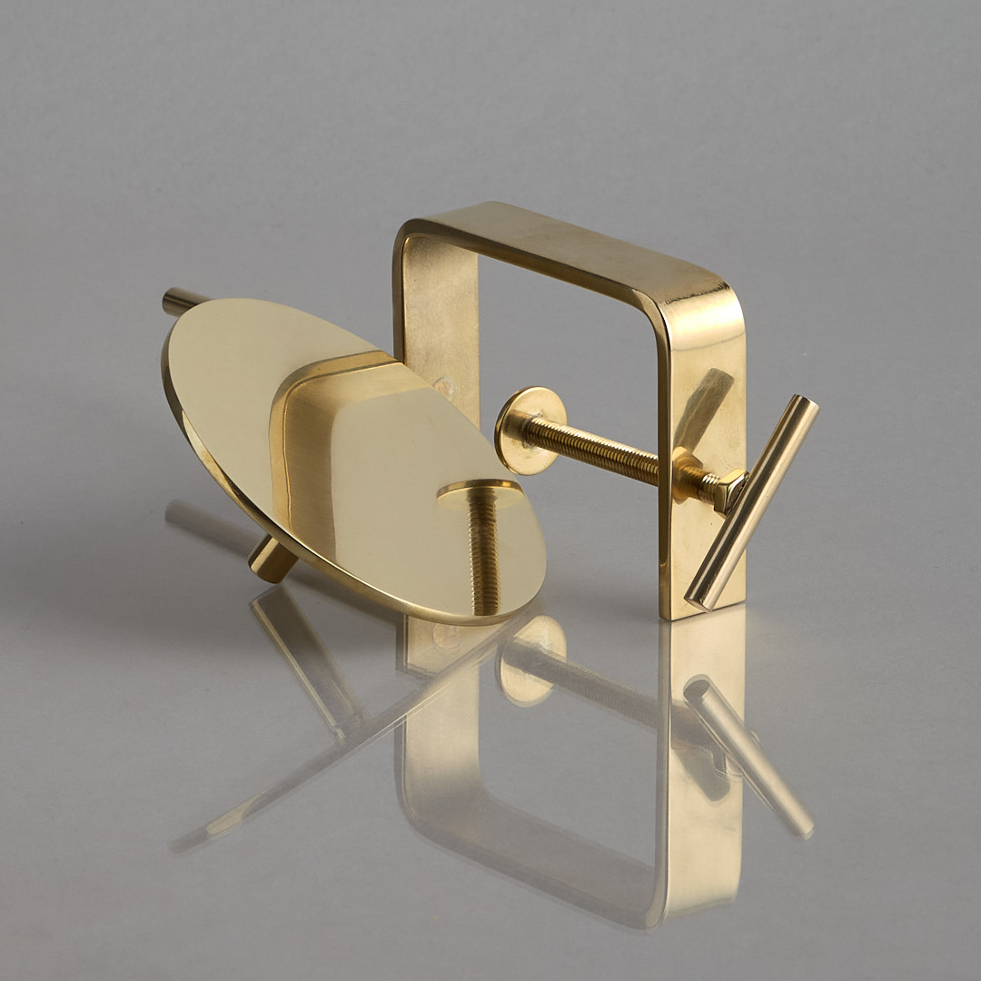 Malte Strömberg låg ljushållare i mässing