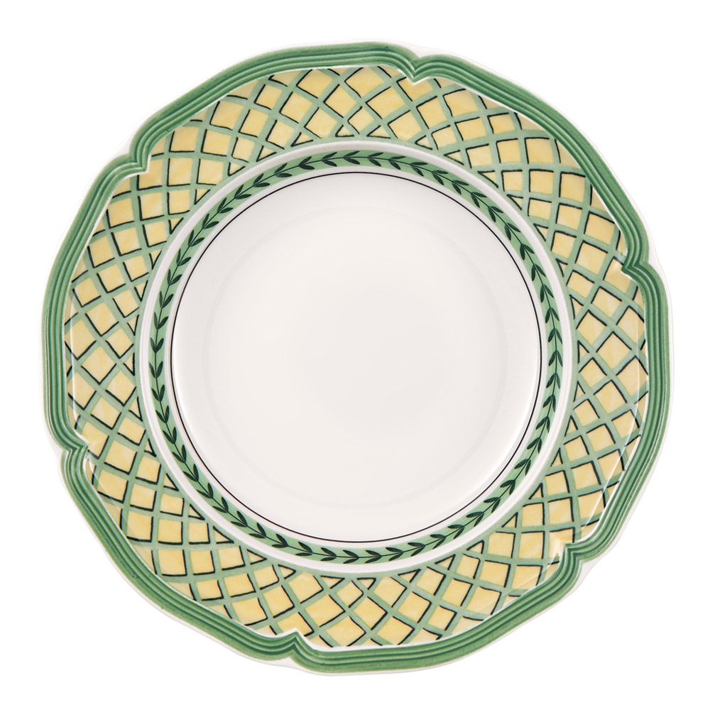 French GardenTallrik Orange djup 23 cm