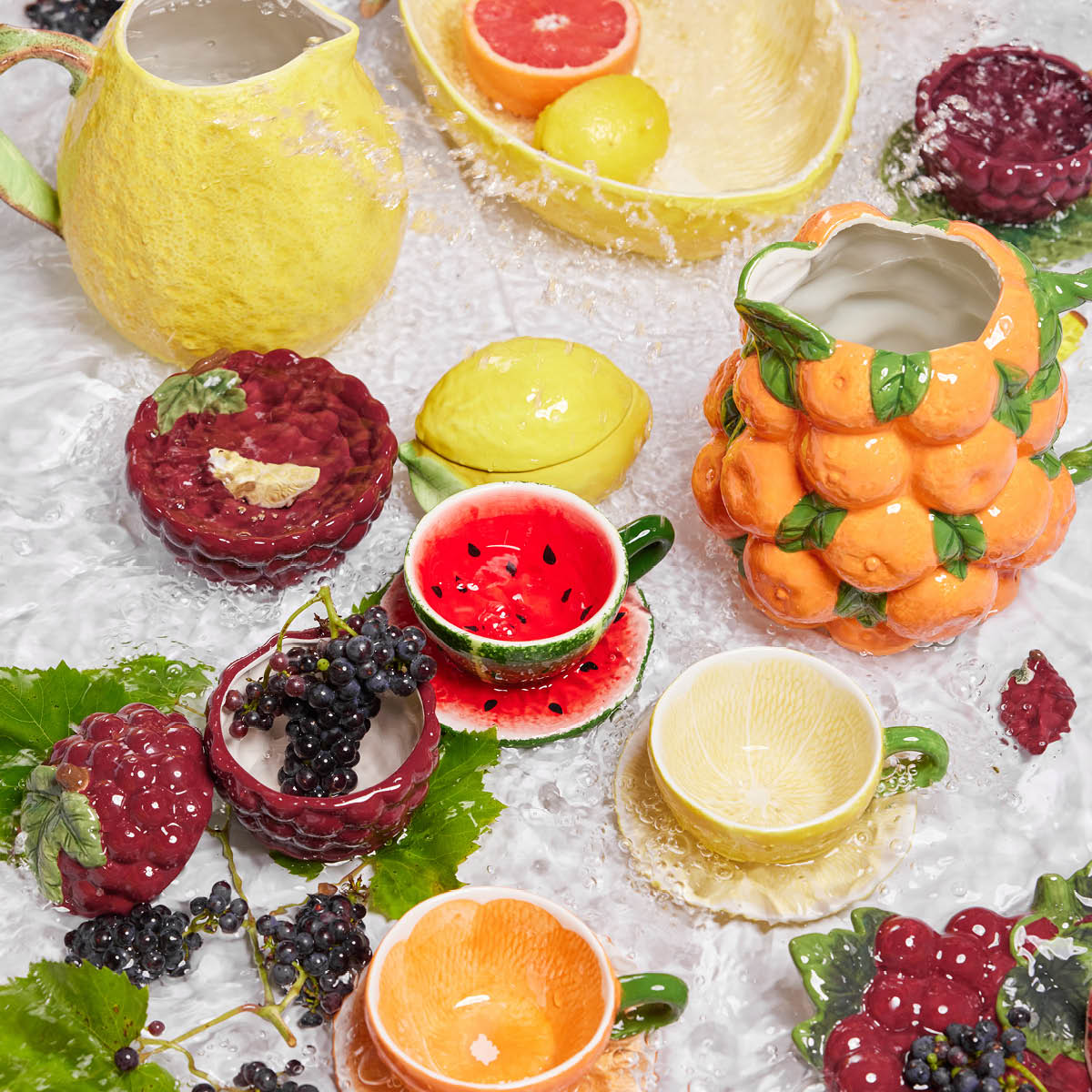 Grape Skål med lock 10 cm Vinröd