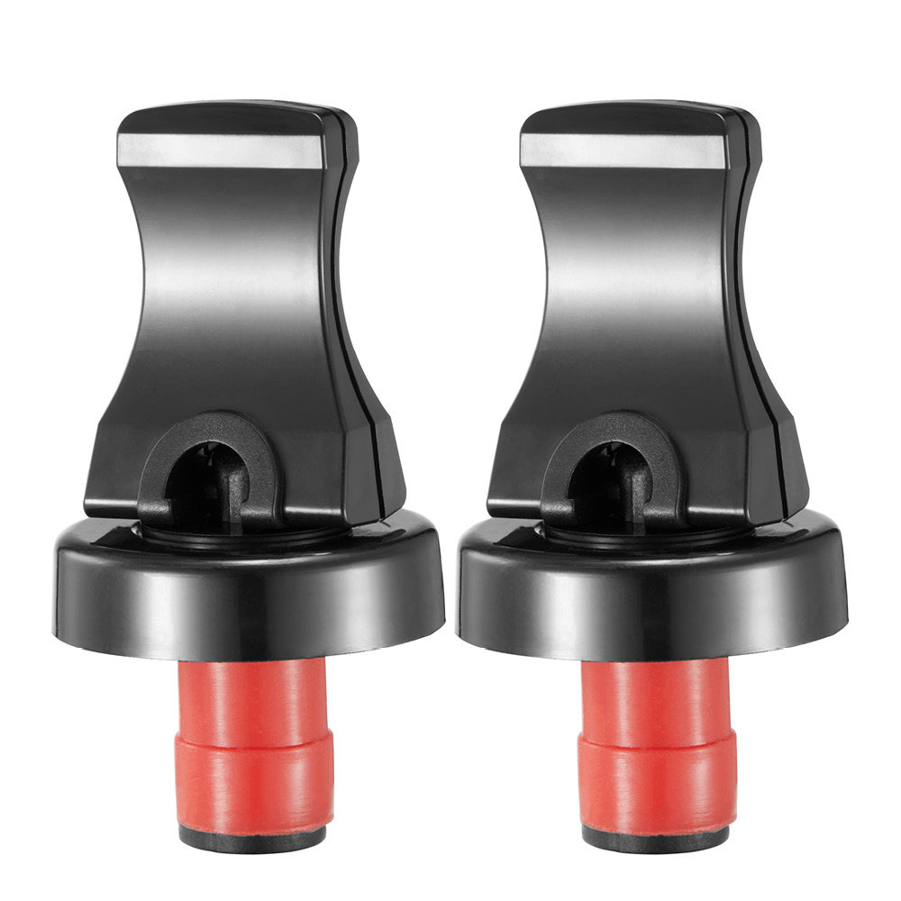 Flaskförslutare 2-pack Svart