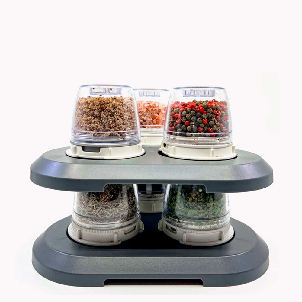 Bricka Triangel för Behållare Svart