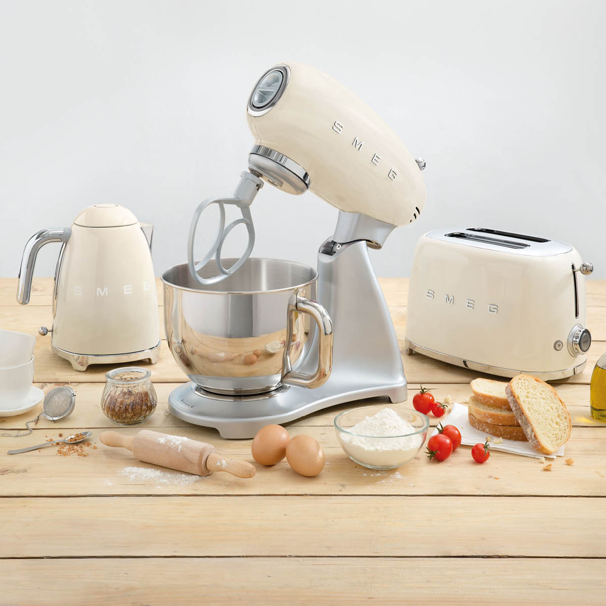 Smeg 50's Style Vattenkokare 1,7 L Creme