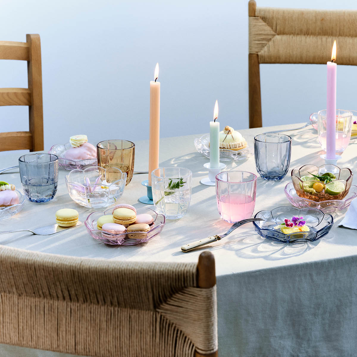 Lily Vattenglas 32 cl 2-pack Blue iris