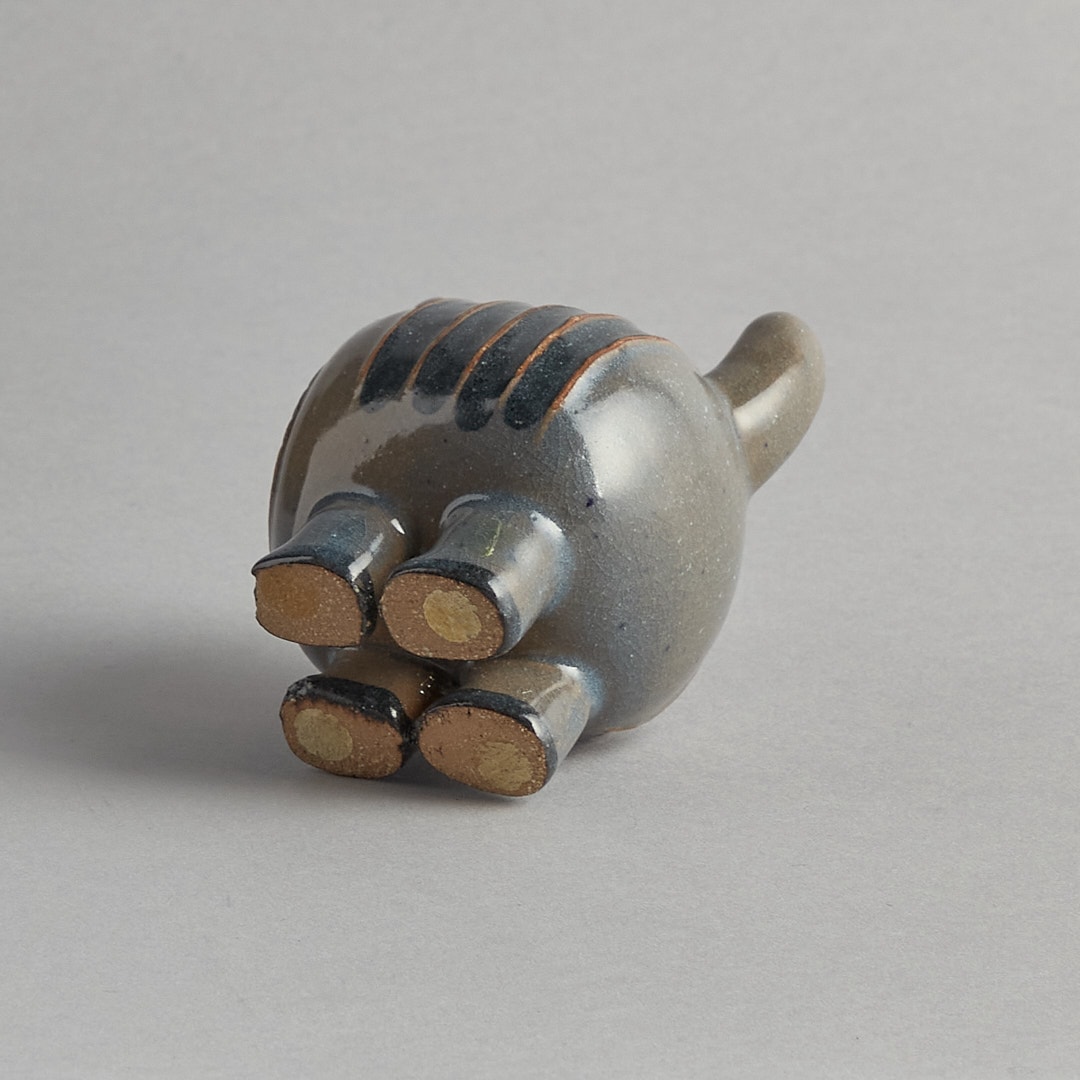 Lisa Larson katt "Lilla Zoo" omärkt