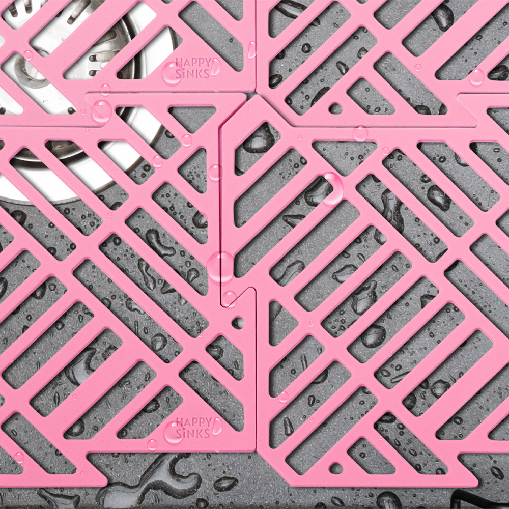 Happy Diskho-skydd Puzzle 4 delar Rosa