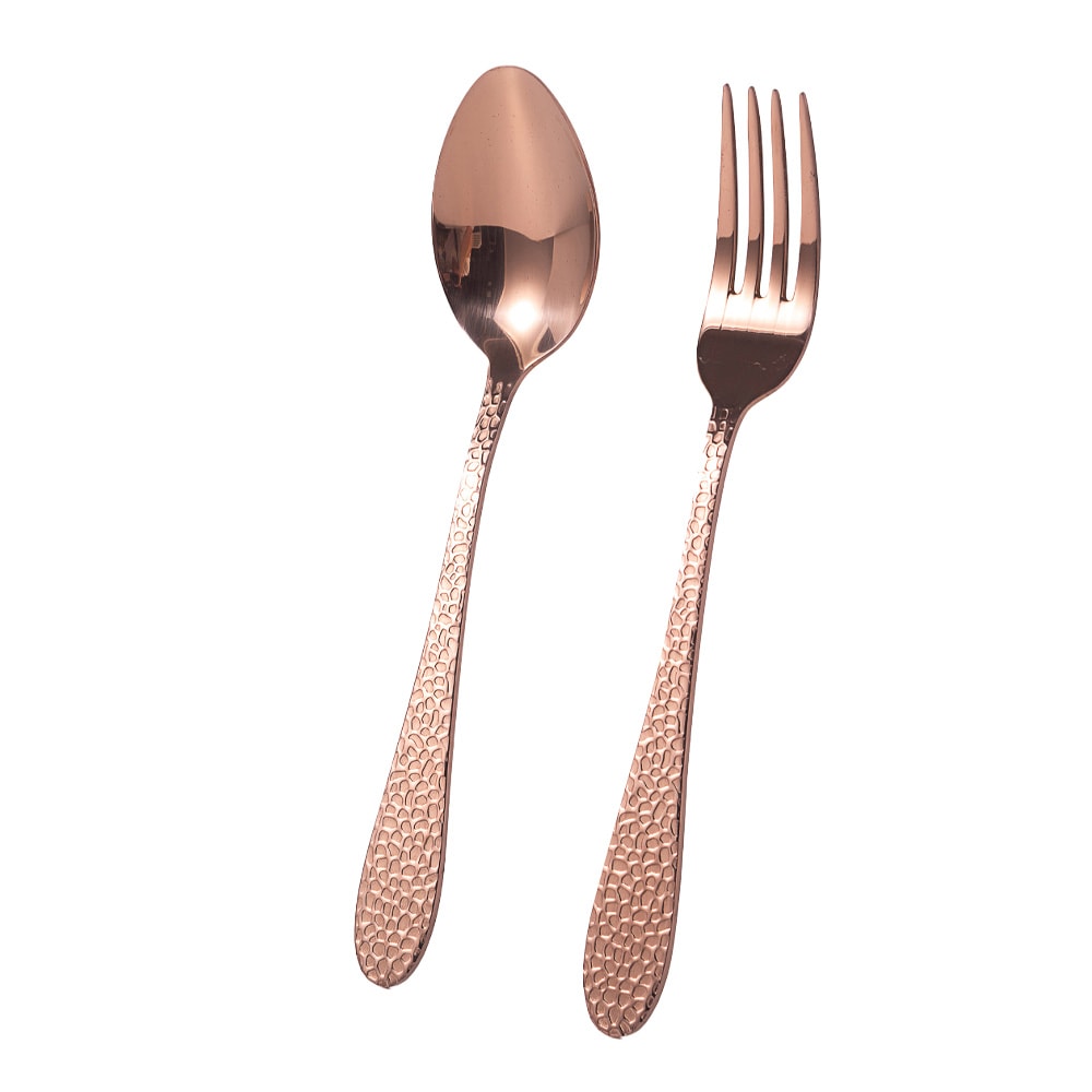 Frost Dessert-/förrättsbestick 8 delar Koppar-Rosé
