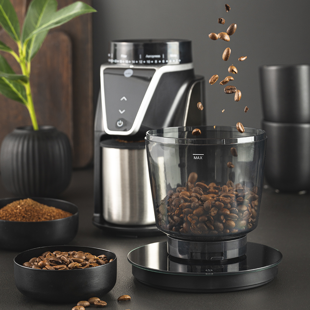 Kaffekvarn Digital Display 275 g Rostfri