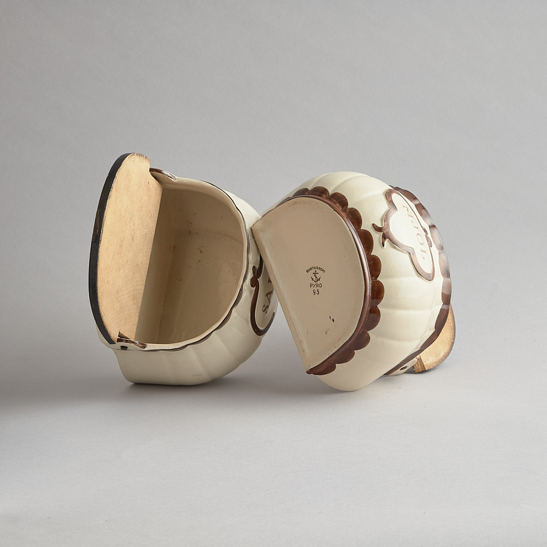 Förvaringsburkar Mjöl och Salt Pyro