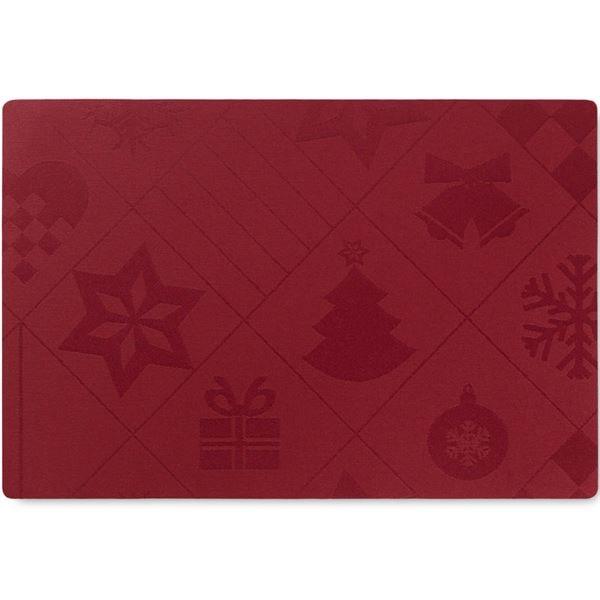 Natale Julunderlägg 43x30 cm Röd