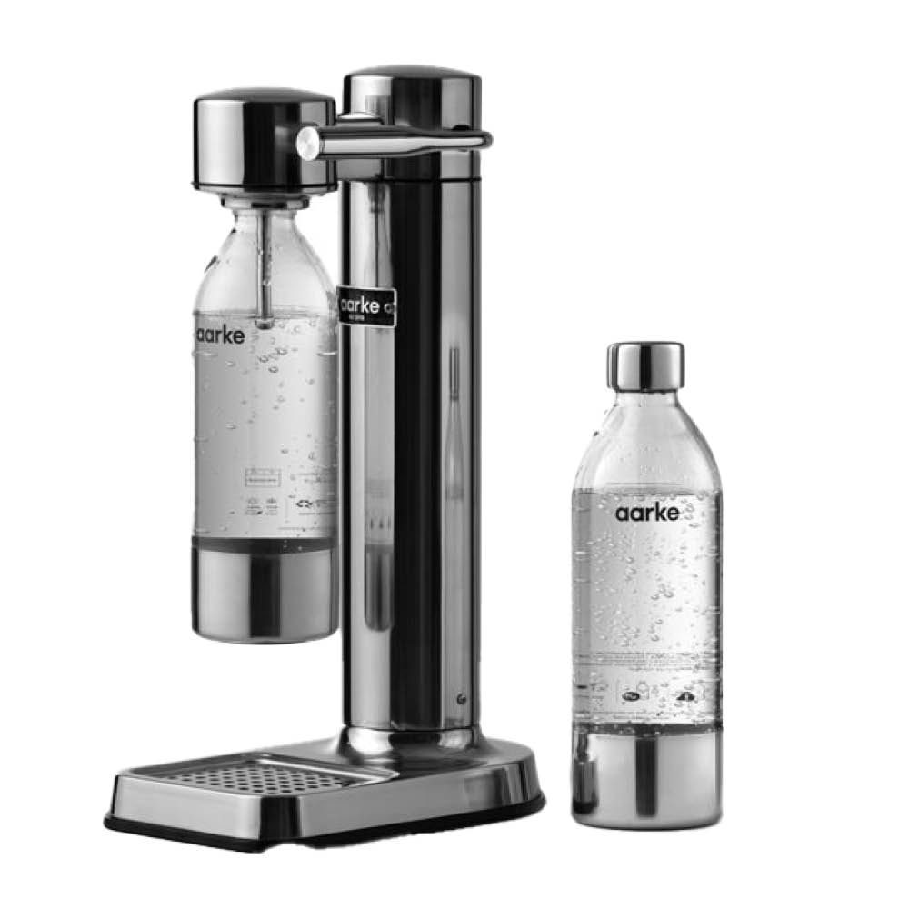 Aarke Carbonator 3 III INT Bundle C3 Kolsyremaskin Polerad Stål med PET-flaska