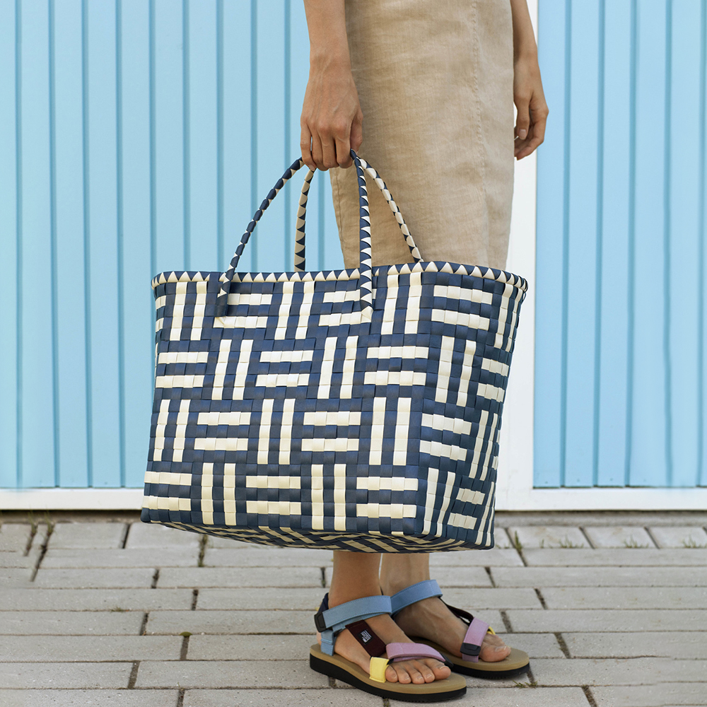 Maxim Väska L 35,5 cm Blå/Sand