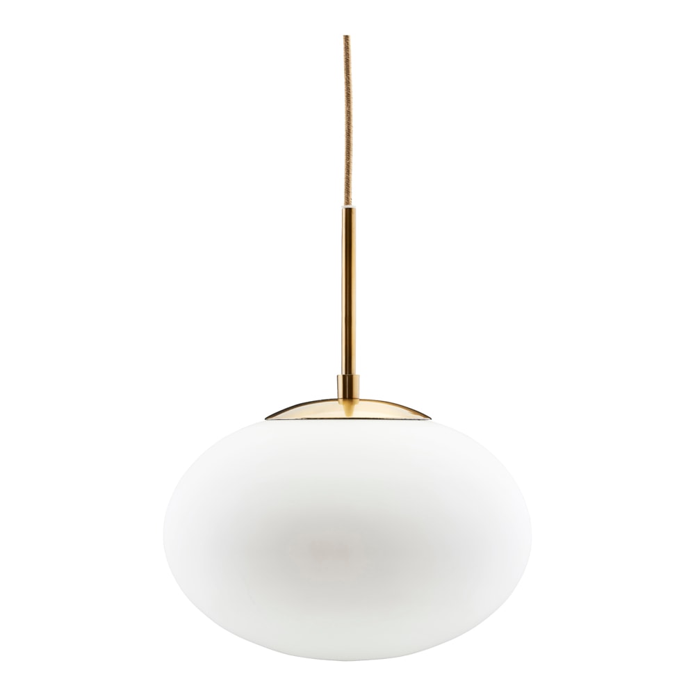 Molecular Taklampa Vit Glas/Mässing