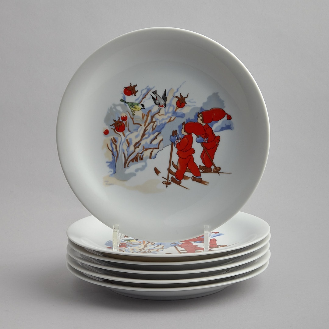 Tomtejul mattallrikar