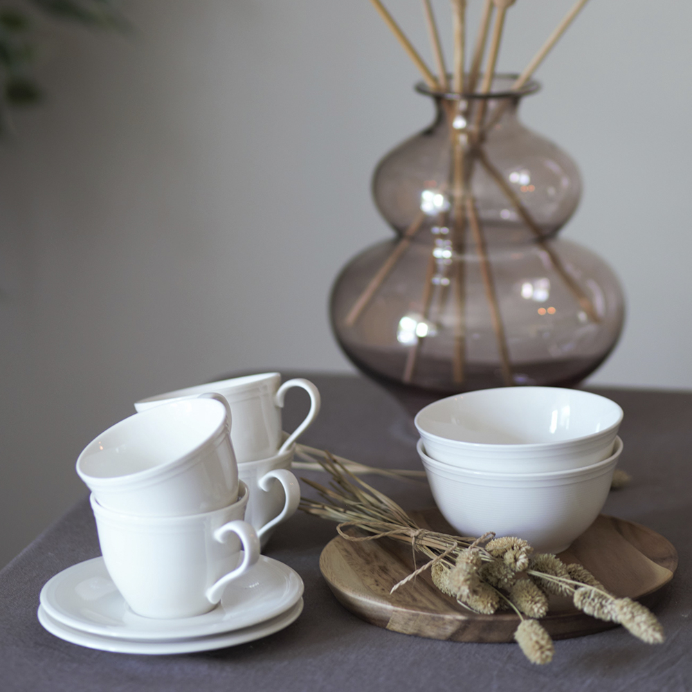 Rhythm Fat till Kopp 15 cm Vit