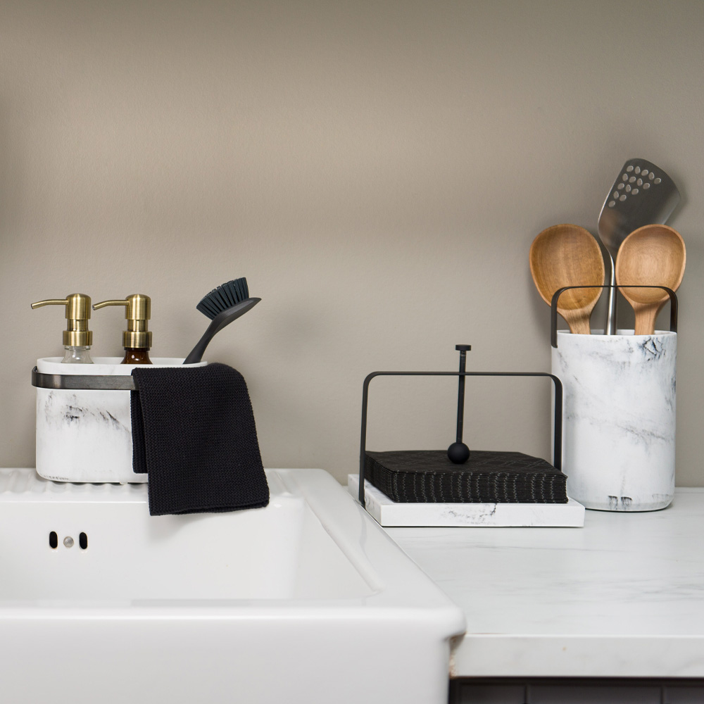 Spring Servetth&aring;llare 19 cm Vit