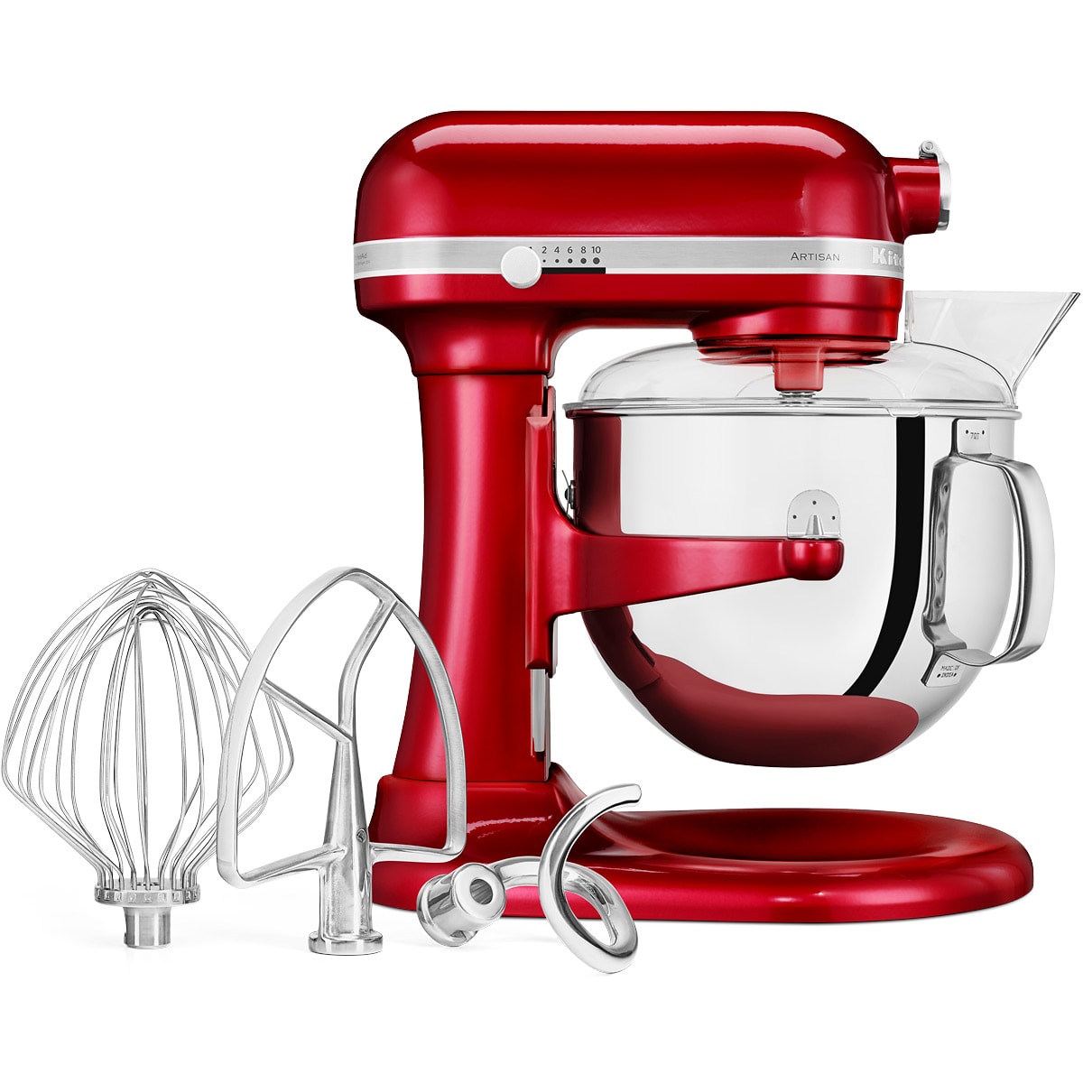 KitchenAid Artisan Köksmaskin 6,9 L Röd Metallic