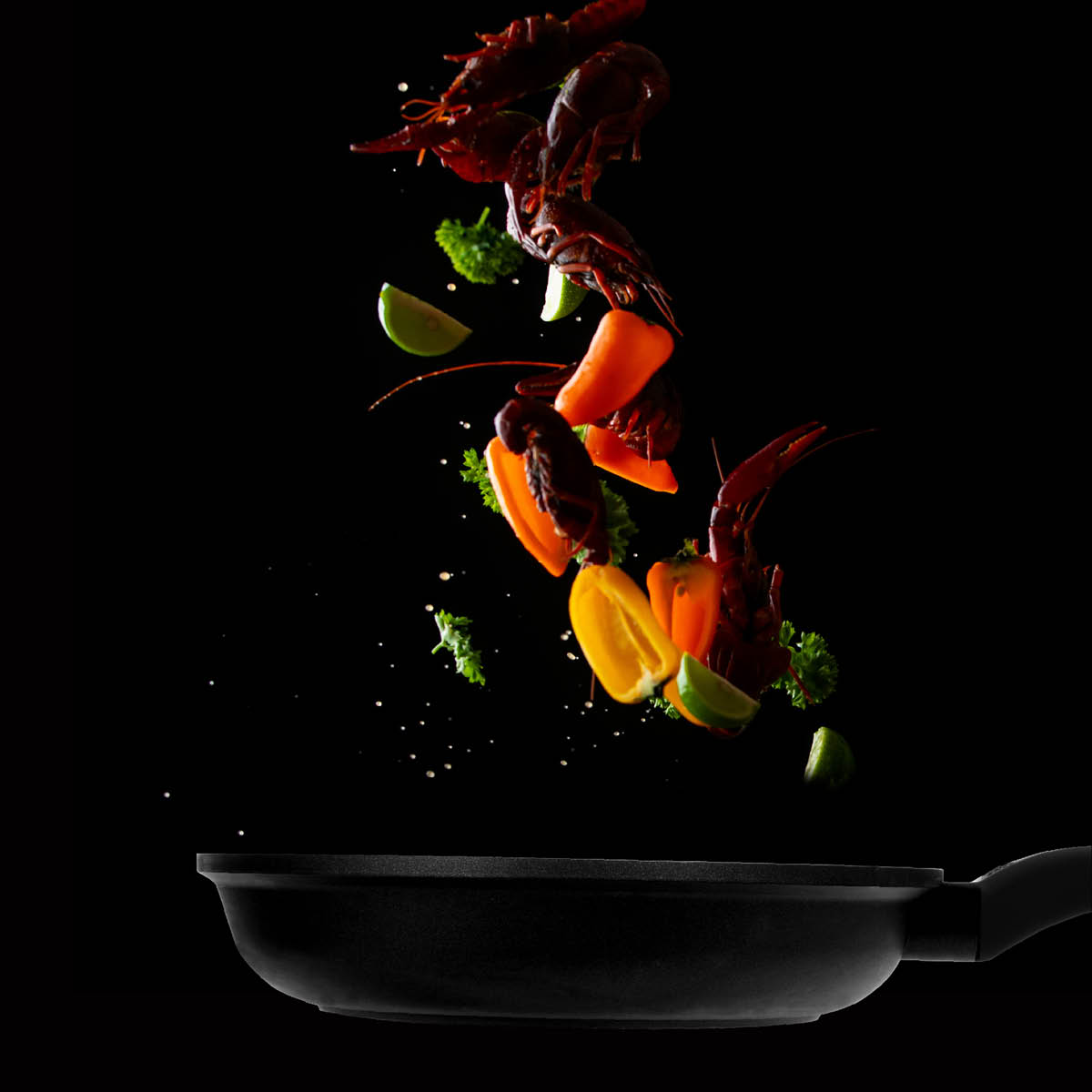 Chef Örjan Tindre Stekpanna 2 Delar Svart