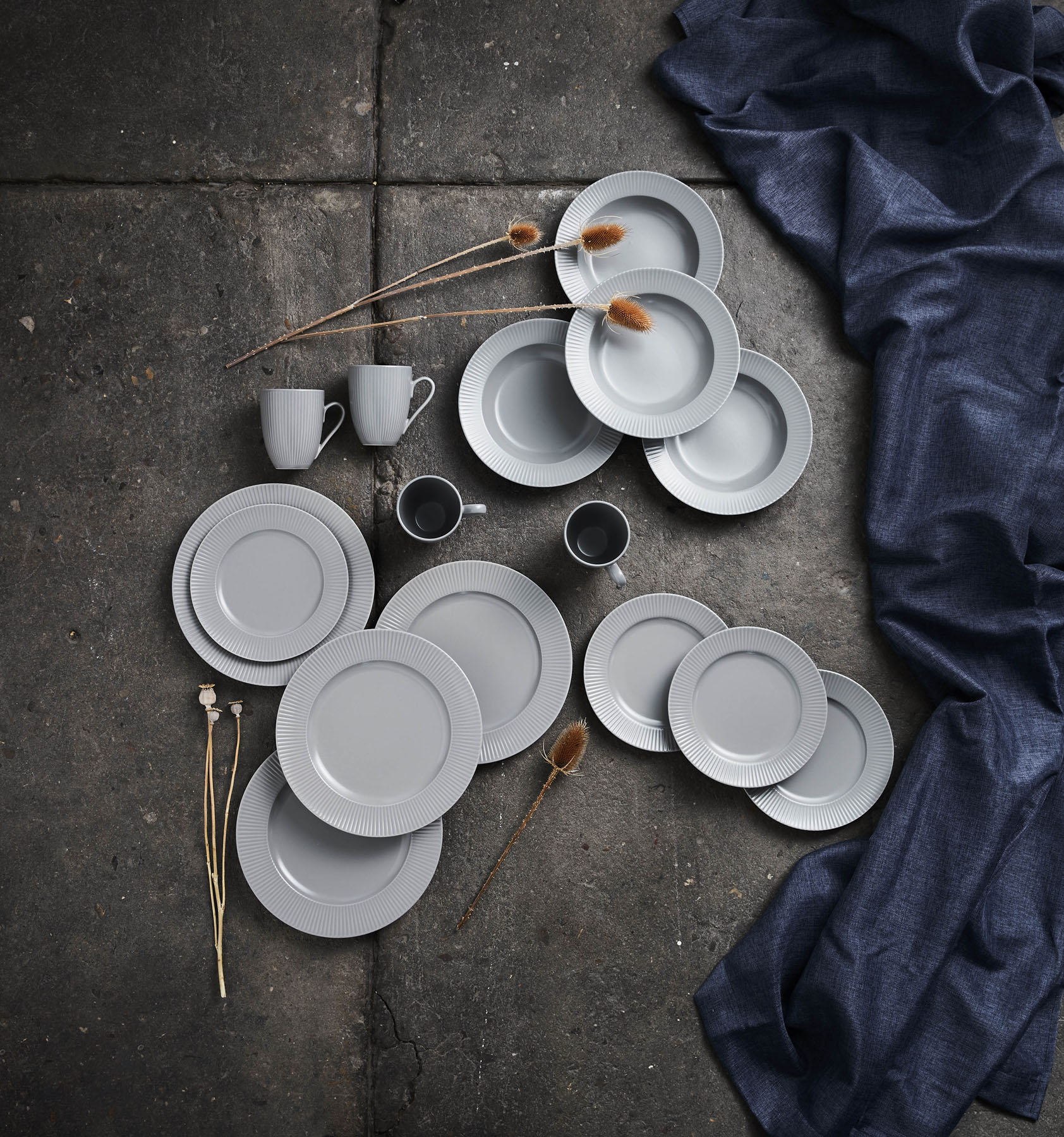 Groovy Tallrik 27 cm Grå