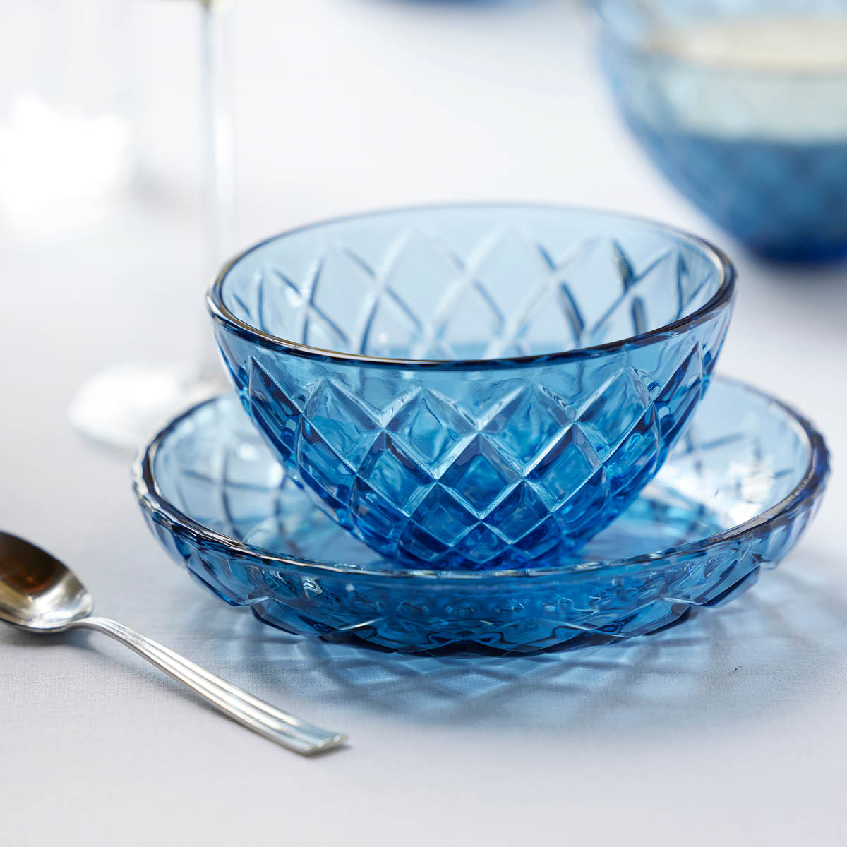 Sorrento Skål 12 cm 4-pack Blå