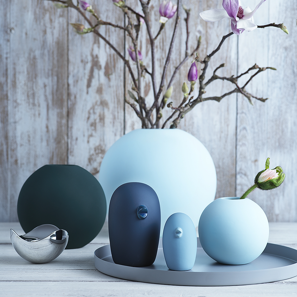 Tray Circle Fat 40 cm Grå