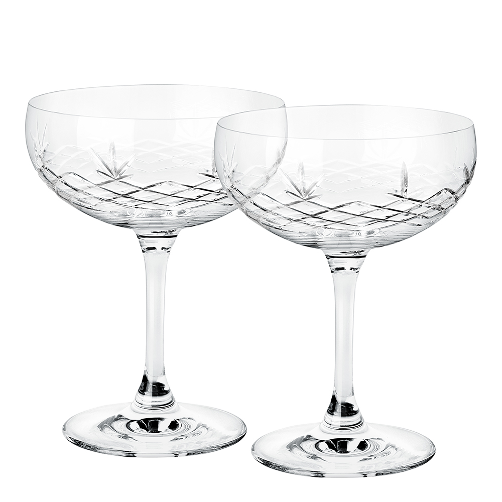 Crispy Gatsby Champagneskål 30 cl 2-pack Klar