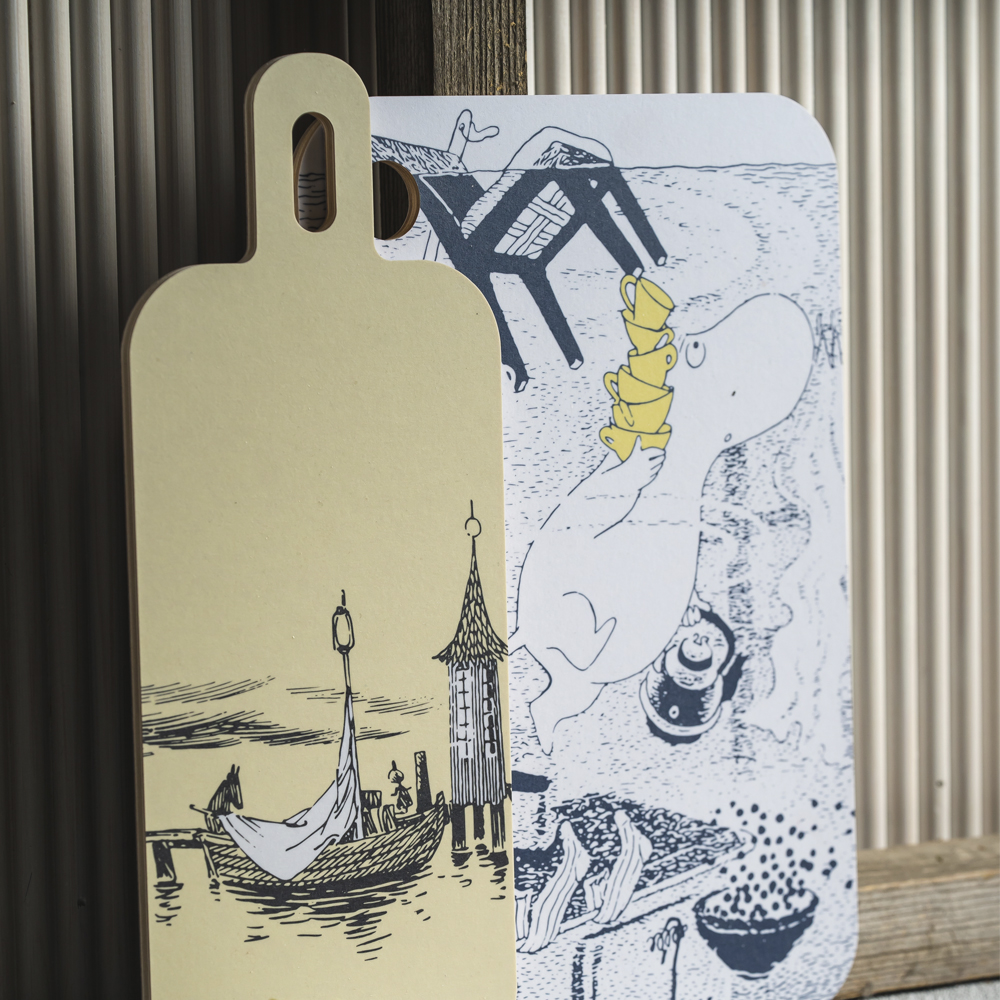 Mumin Serveringsbr&auml;da Adventures On The Water 13x33 cm