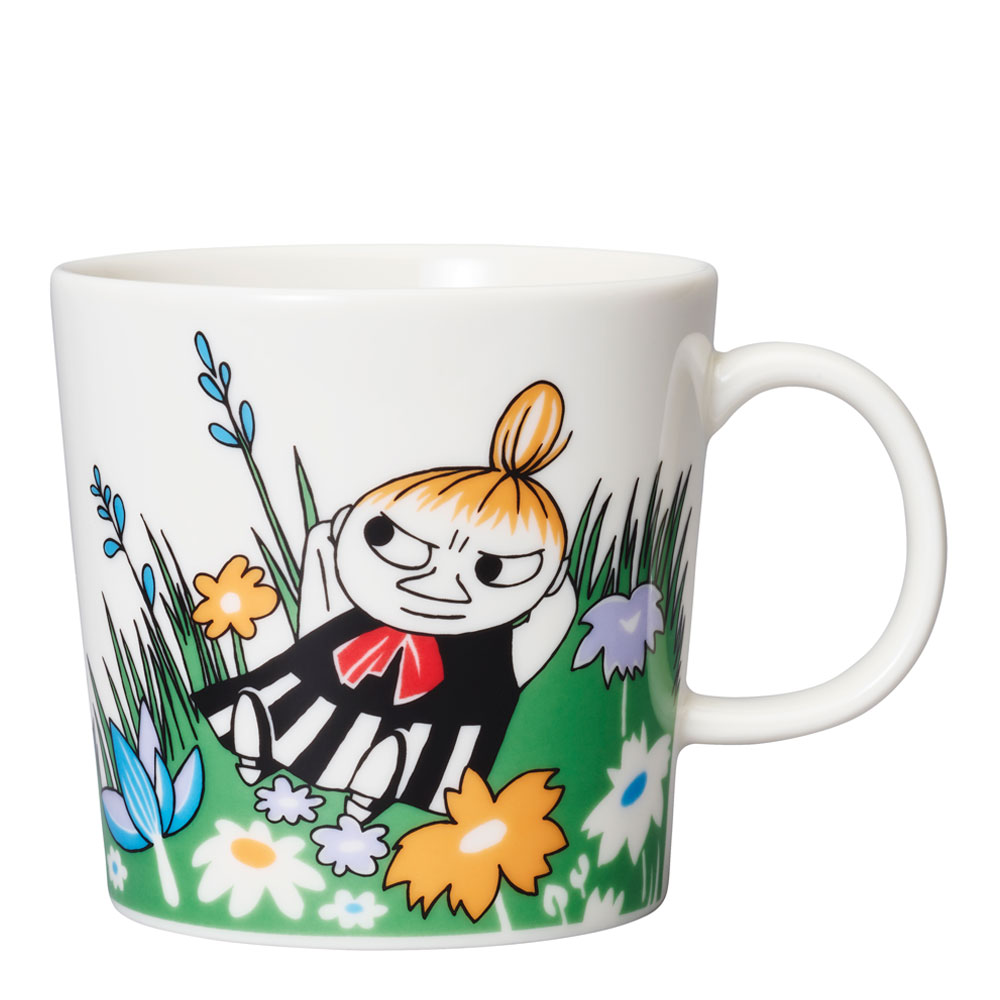Muminmugg Lilla My på Ängen Vit/Grön