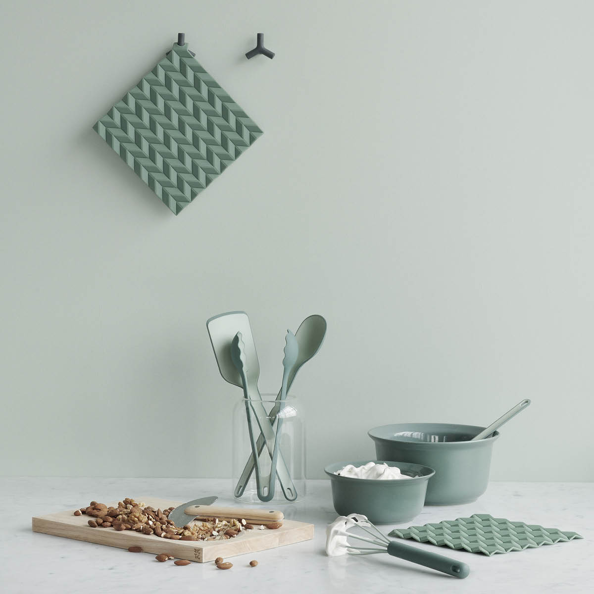 Hold-On Grytlapp 2-pack Antikgrön