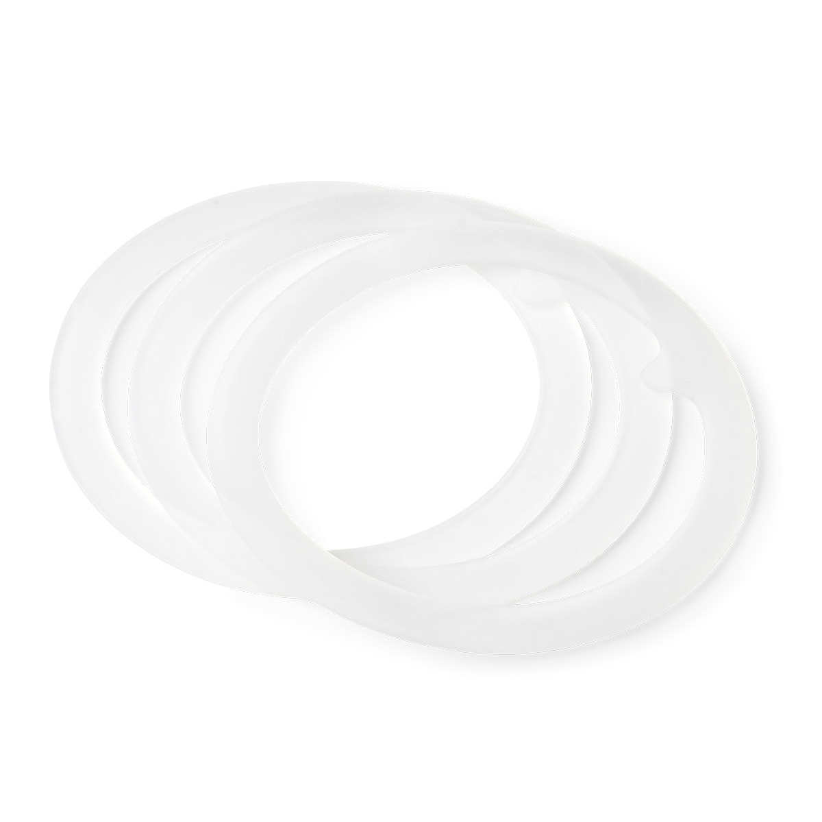 Grand cru Silikonring Till Förvaringsburk ?10 cm Klar 3-Pack