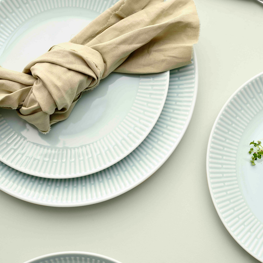 Relief Tallrik  27 cm Ljusgrön