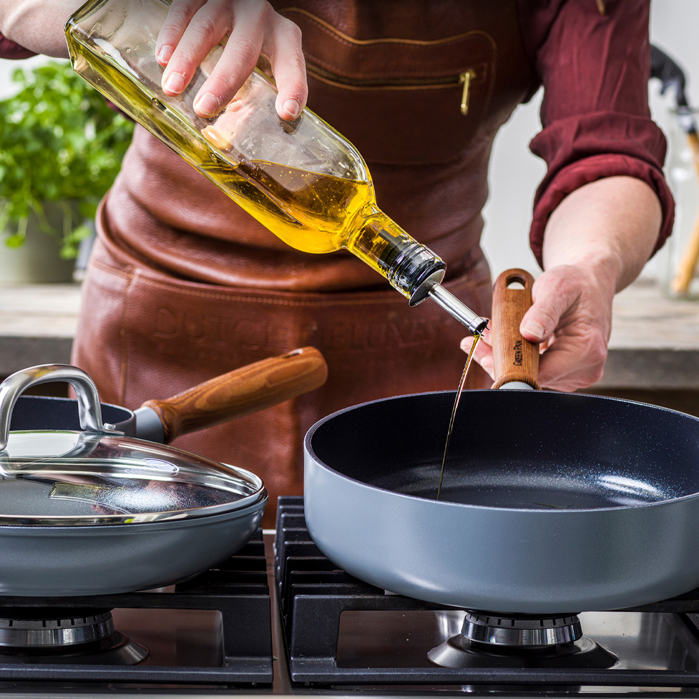 Mayflower Pro Stekpanne och Redskapsset 9 delar Svart